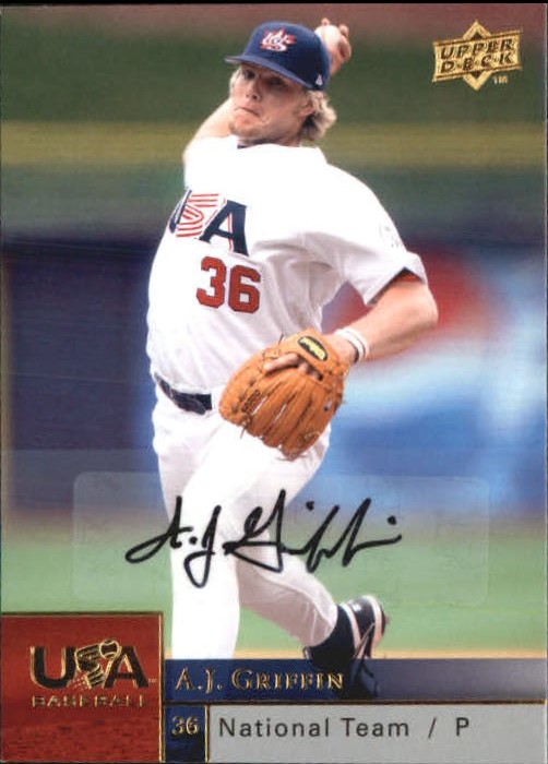 2009 Upper Deck USA National Team Autographs #AG A.J. Griffin