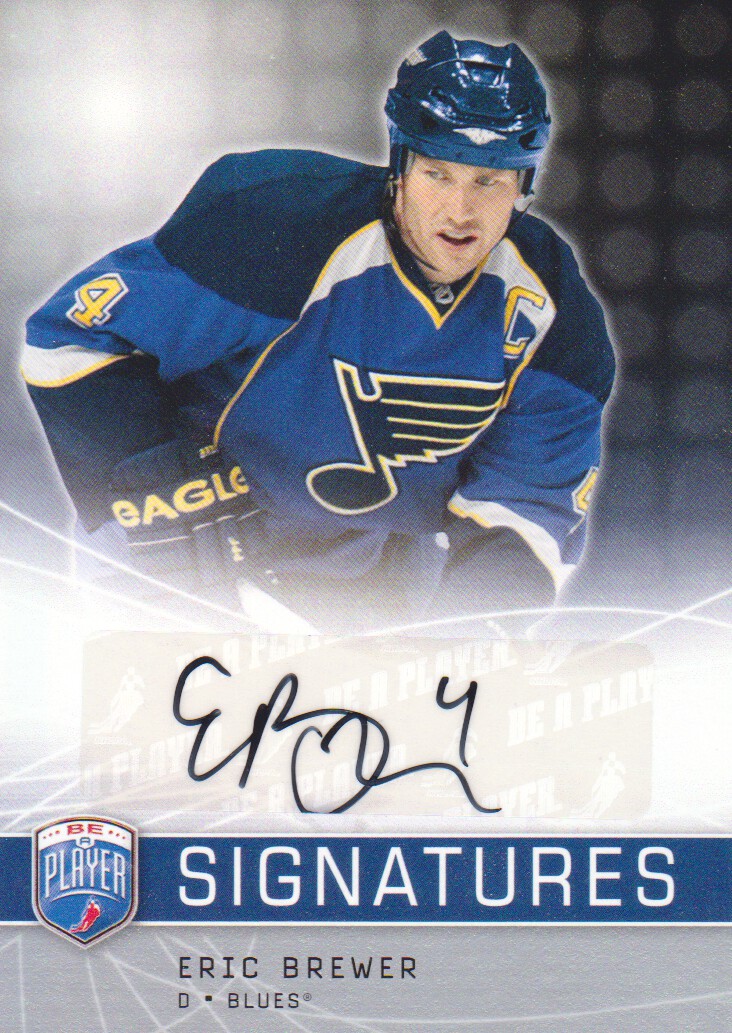 2008-09 Be A Player Signatures #SEB Eric Brewer