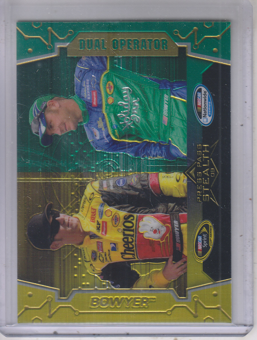 2009 Press Pass Stealth Chrome Brushed Metal #69 Clint Bowyer DO