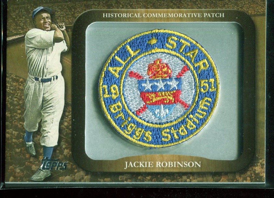 2009 Topps Legends Commemorative Patch #LPR64 Jackie Robinson/1951 MLB All-Star Game