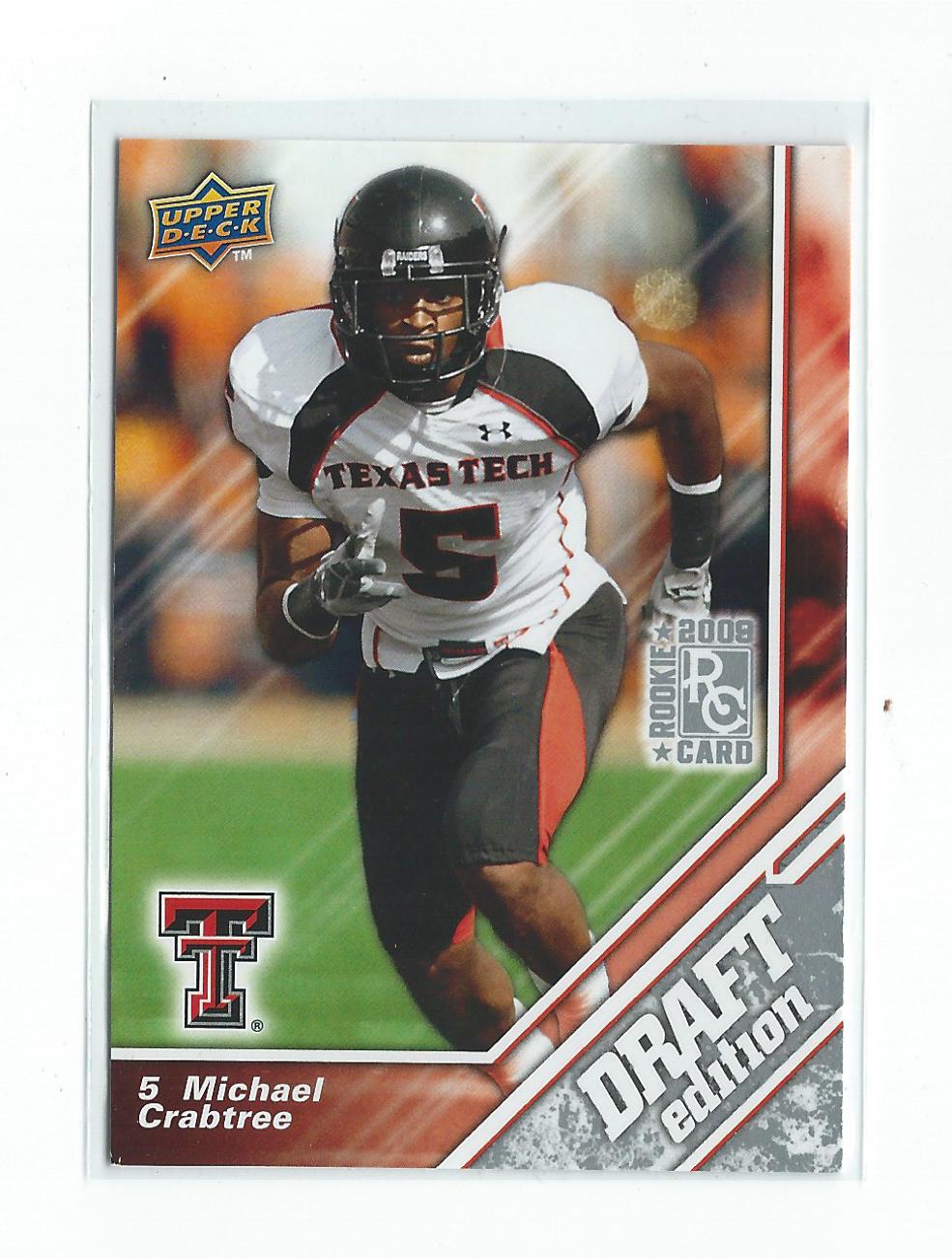 2009 Upper Deck Draft Edition #7 Michael Crabtree RC