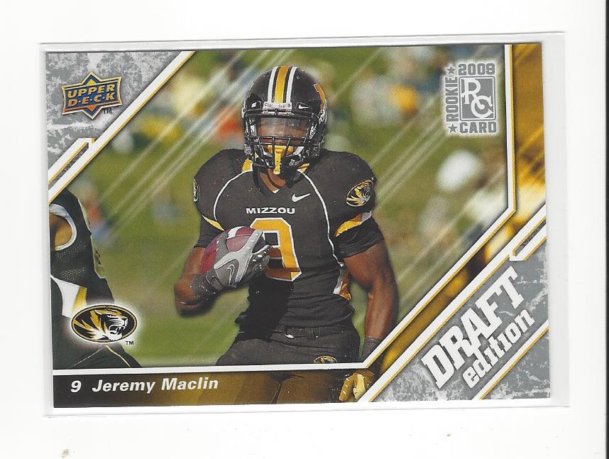 2009 Upper Deck Draft Edition #67 Jeremy Maclin RC