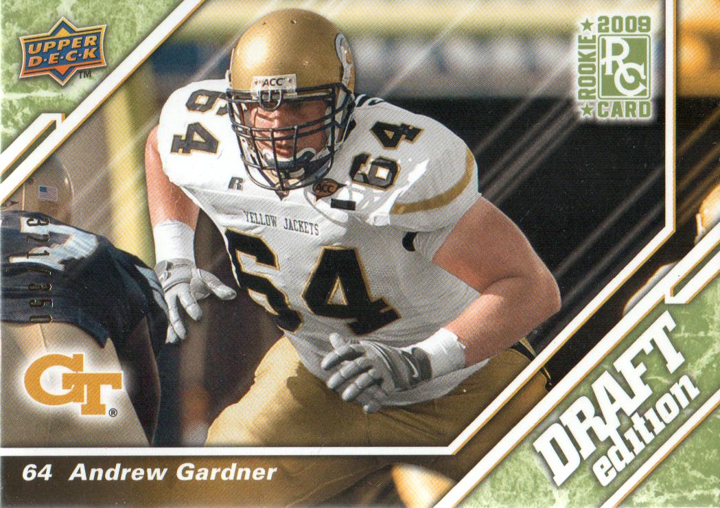 2009 Upper Deck Draft Edition Green 350 #109 Andrew Gardner