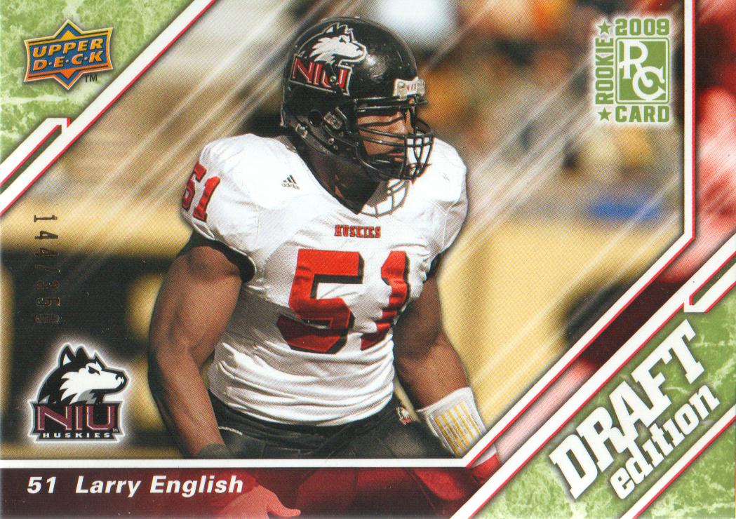 2009 Upper Deck Draft Edition Green 350 #124 Larry English