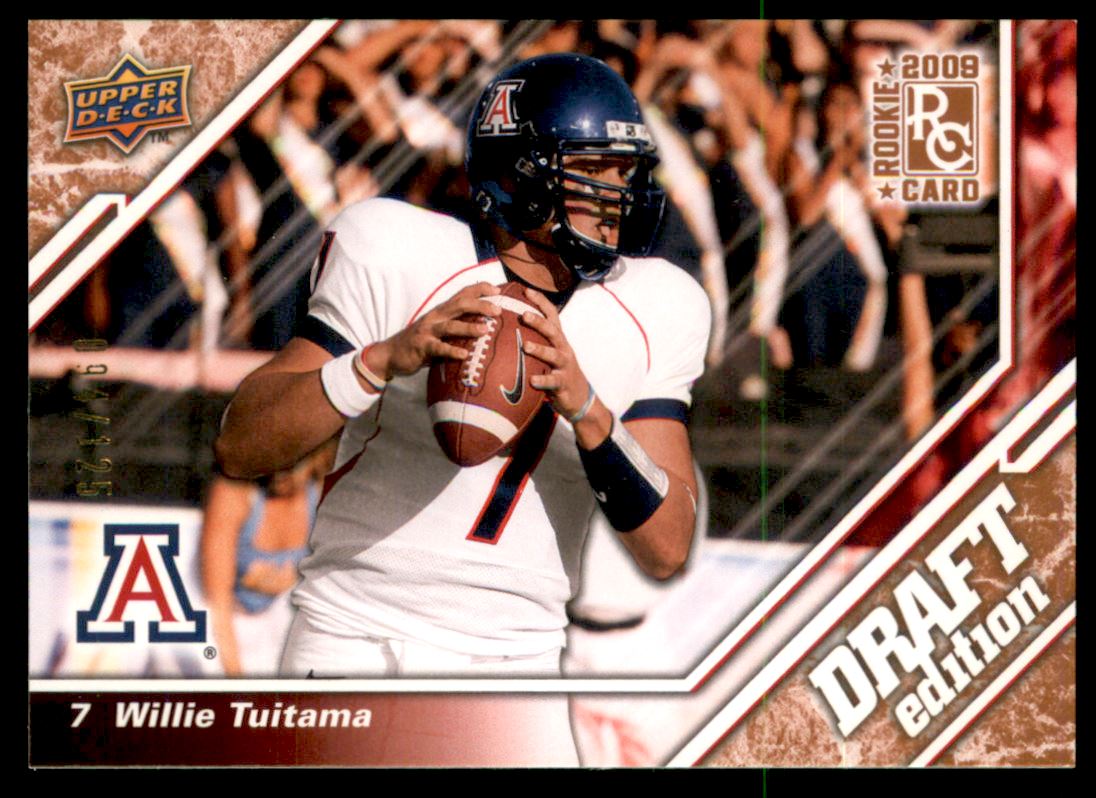 2009 Upper Deck Draft Edition Bronze 125 #133 Willie Tuitama