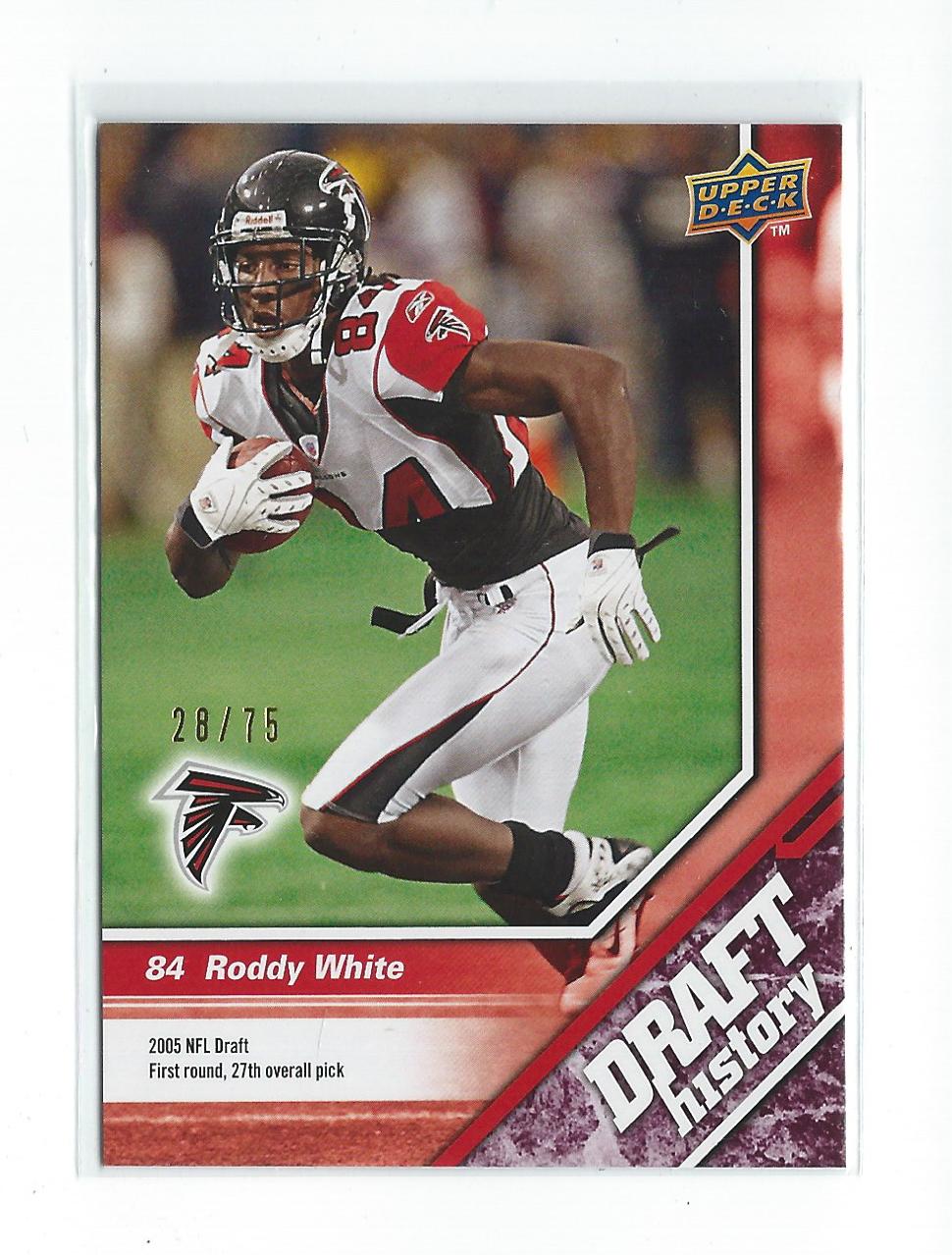 2009 Upper Deck Draft Edition Burgundy 75 #182 Roddy White