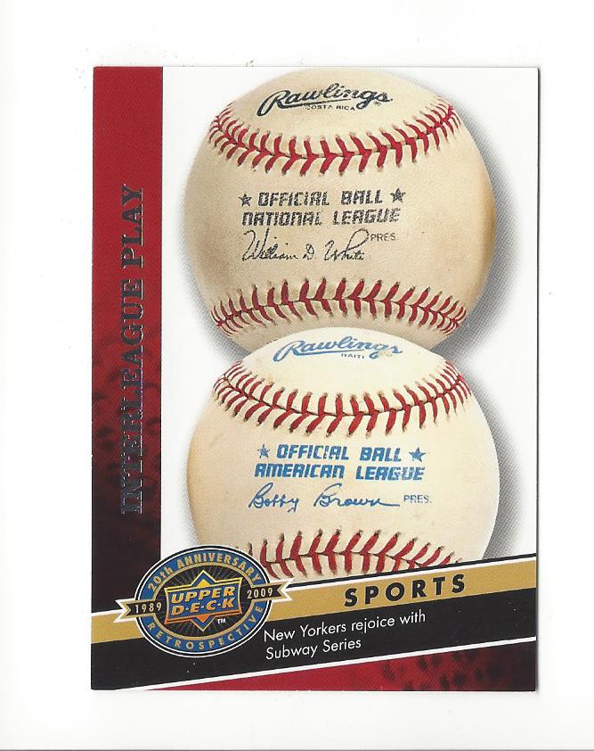 2009 Upper Deck Multi-Sport 20th Anniverary Singles - You Choose