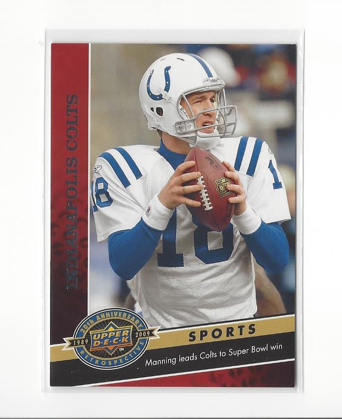 2009 Upper Deck 20th Anniversary #2342 Indianapolis Colts