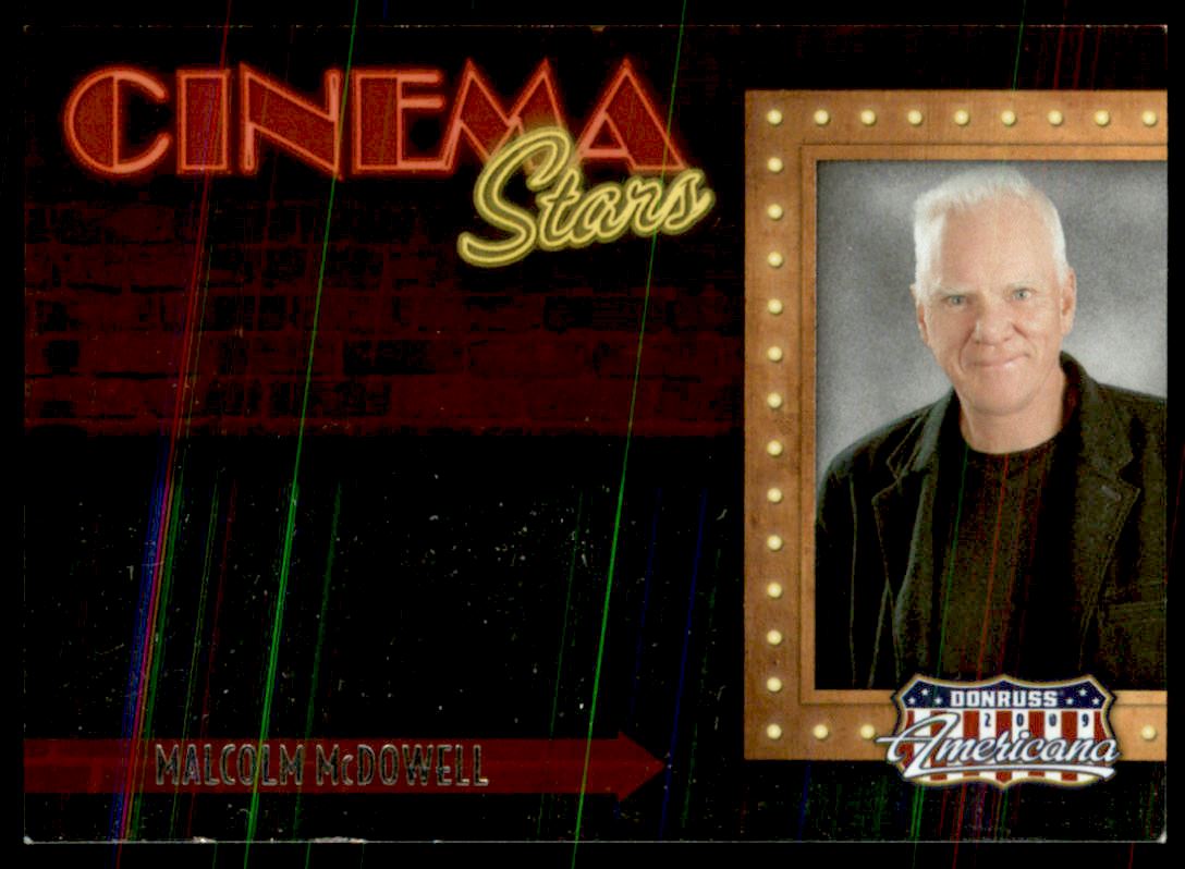 2009 Americana Cinema Stars #3 Malcolm McDowell