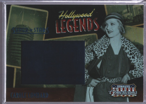 2009 Americana Hollywood Legends Material Super Stars #24 Carole Lombard/25