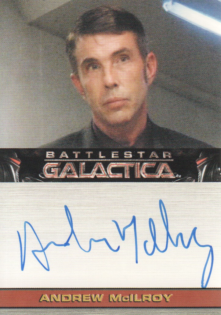 2009 Rittenhouse Battlestar Galactica Season Four Autographs #2 Andrew McIlroy