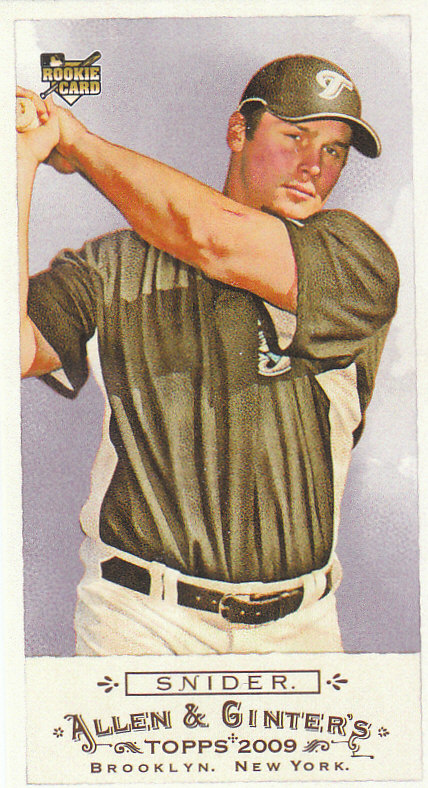 2009 Allen and Ginter (Topps) Baseball "Mini" Parallel Cards - Picture 153 of 409