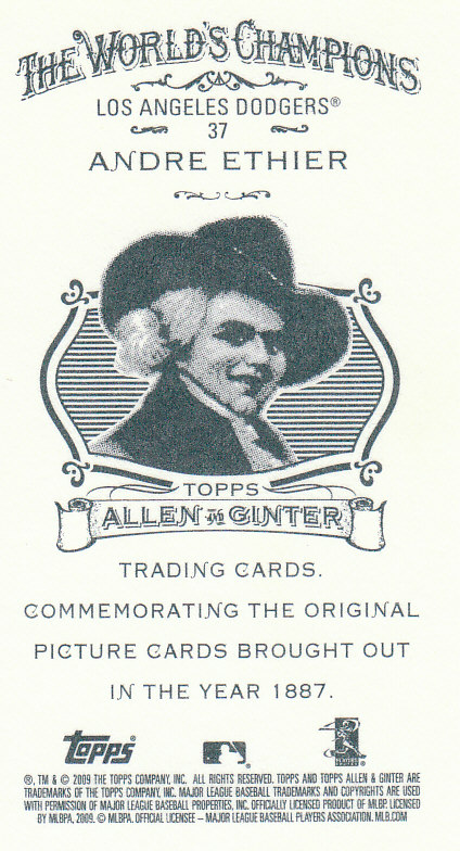 2009 Allen and Ginter (Topps) Baseball "Mini" Parallel Cards - Picture 297 of 409