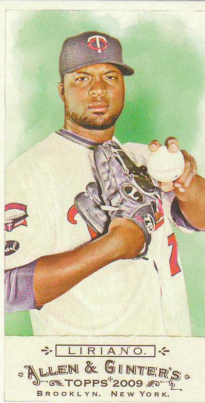 2009 Allen and Ginter (Topps) Baseball "Mini" Parallel Cards - Picture 310 of 409