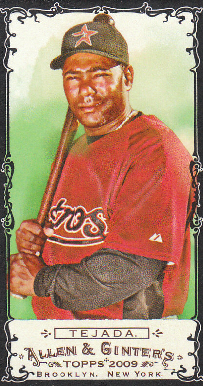 2009 Allen and Ginter (Topps) Baseball "Mini" Parallel Cards - Picture 400 of 409