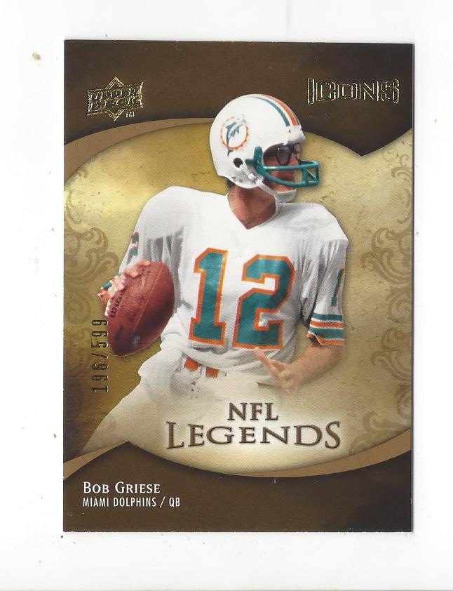 2009 Upper Deck Icons #171 Bob Griese