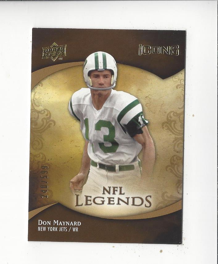 2009 Upper Deck Icons #190 Don Maynard