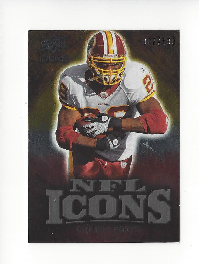 2009 Upper Deck Icons NFL Icons Gold #ICCP Clinton Portis