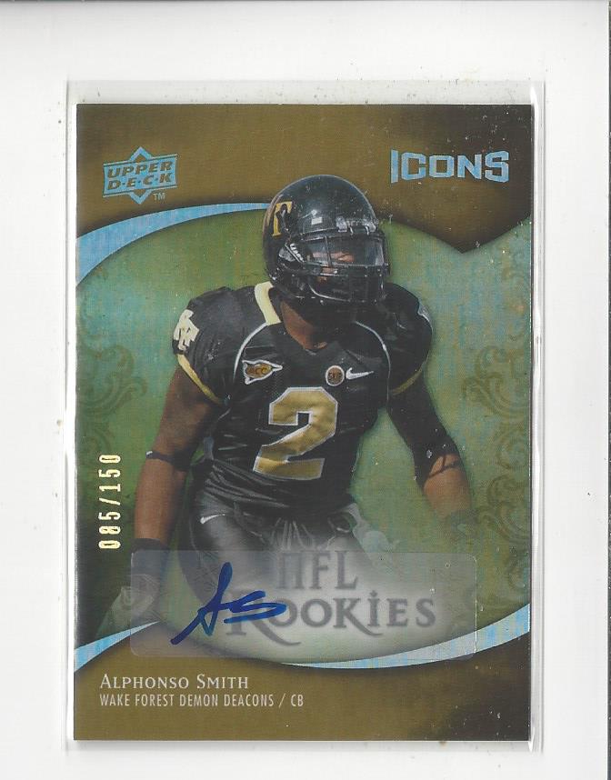 2009 Upper Deck Icons Autographs #119 Alphonso Smith