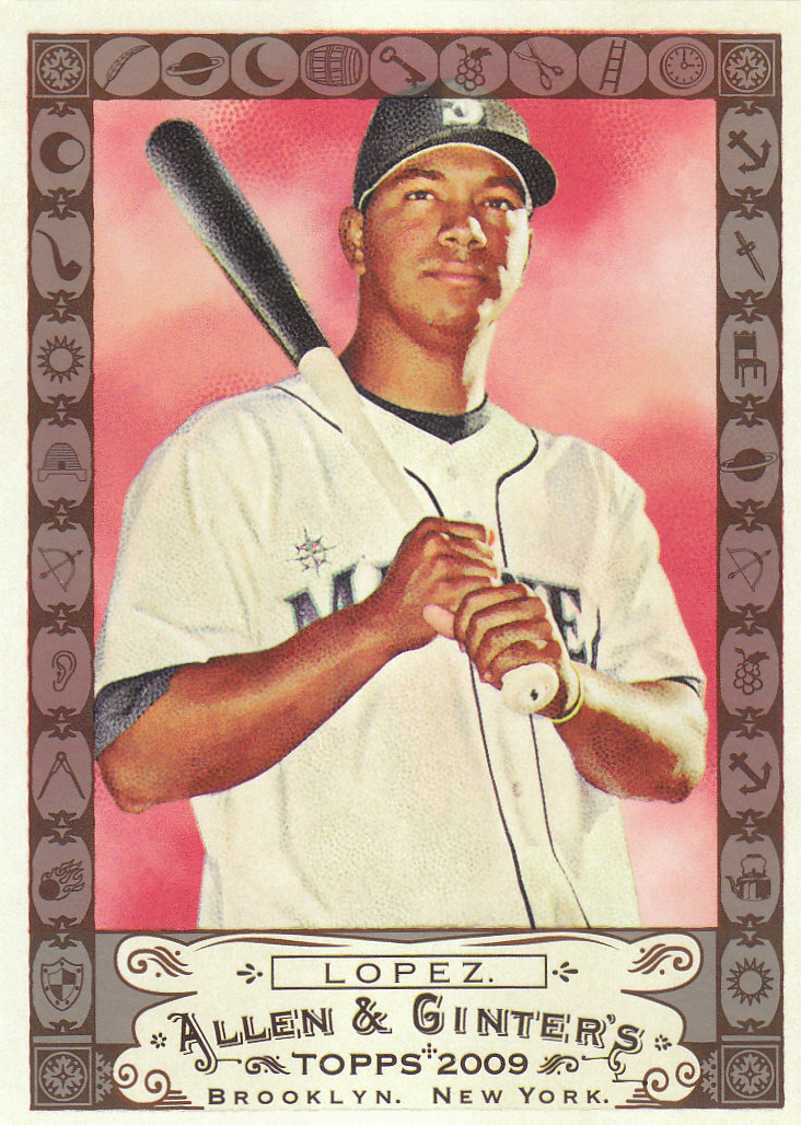 2009 Allen and Ginter (Topps) Baseball "Code" Parallel Cards - Picture 42 of 47