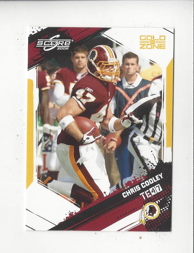 2009 Score Gold Zone #291 Chris Cooley
