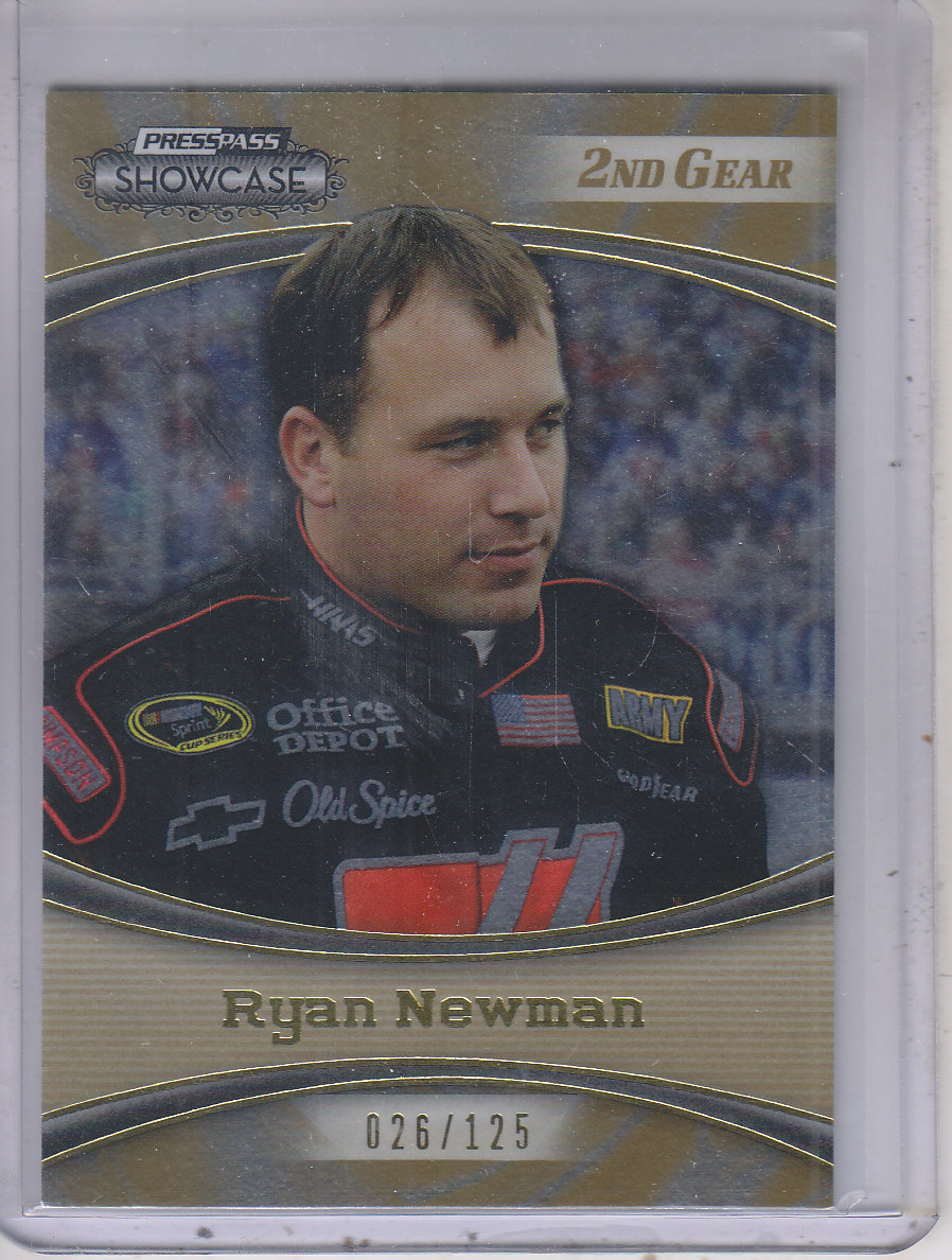 2009 Press Pass Showcase 2nd Gear #26 Ryan Newman
