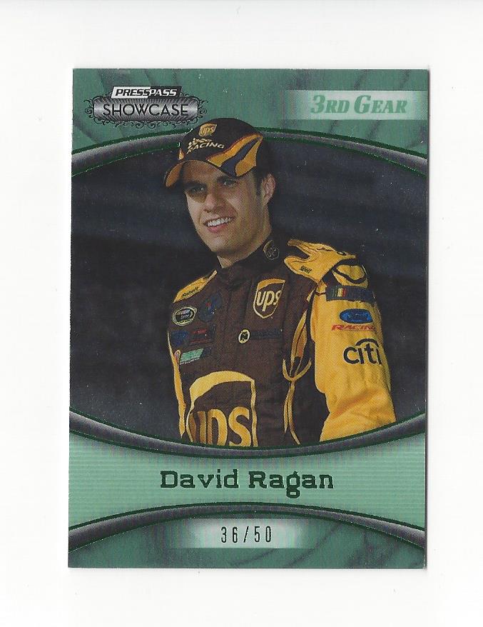 2009 Press Pass Showcase 3rd Gear #25 David Ragan