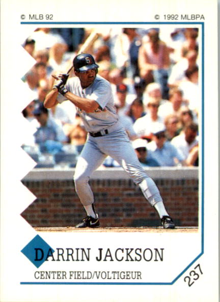 1992 Panini Stickers French #237 Darrin Jackson