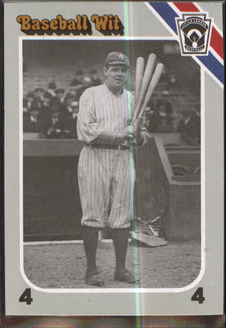 1990 Baseball Wit Unnumbered #86 Babe Ruth