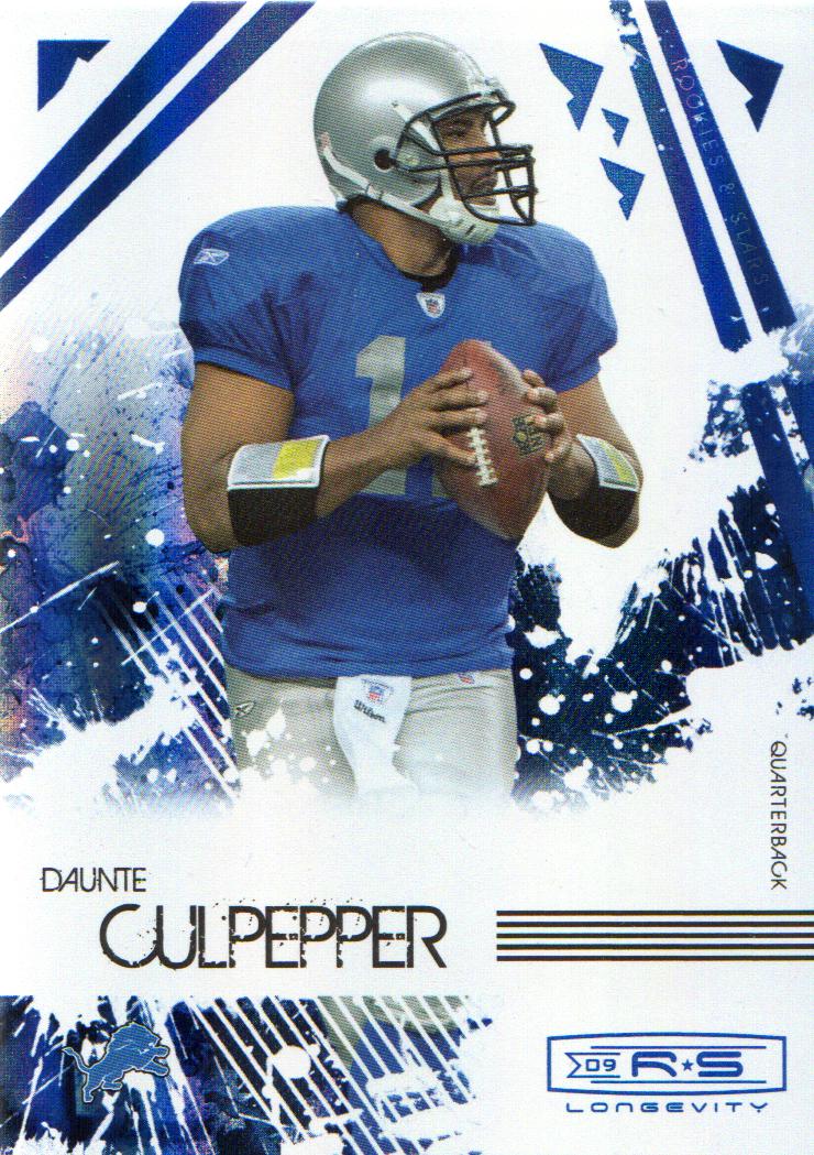 DAUNTE CULPEPPER 2009 Panini Rookies & Stars 33 Longevity 