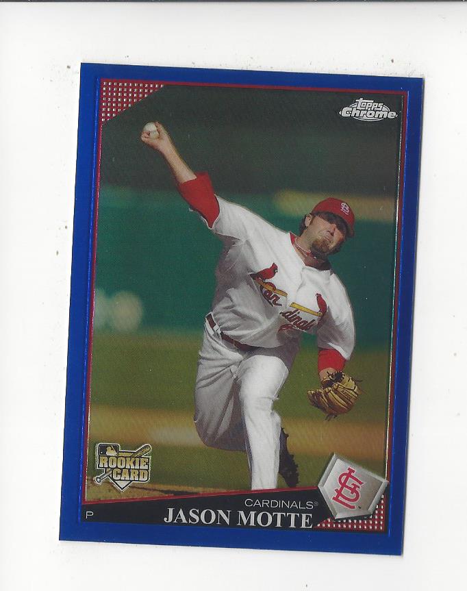 2009 Topps Chrome Blue Refractors #176 Jason Motte