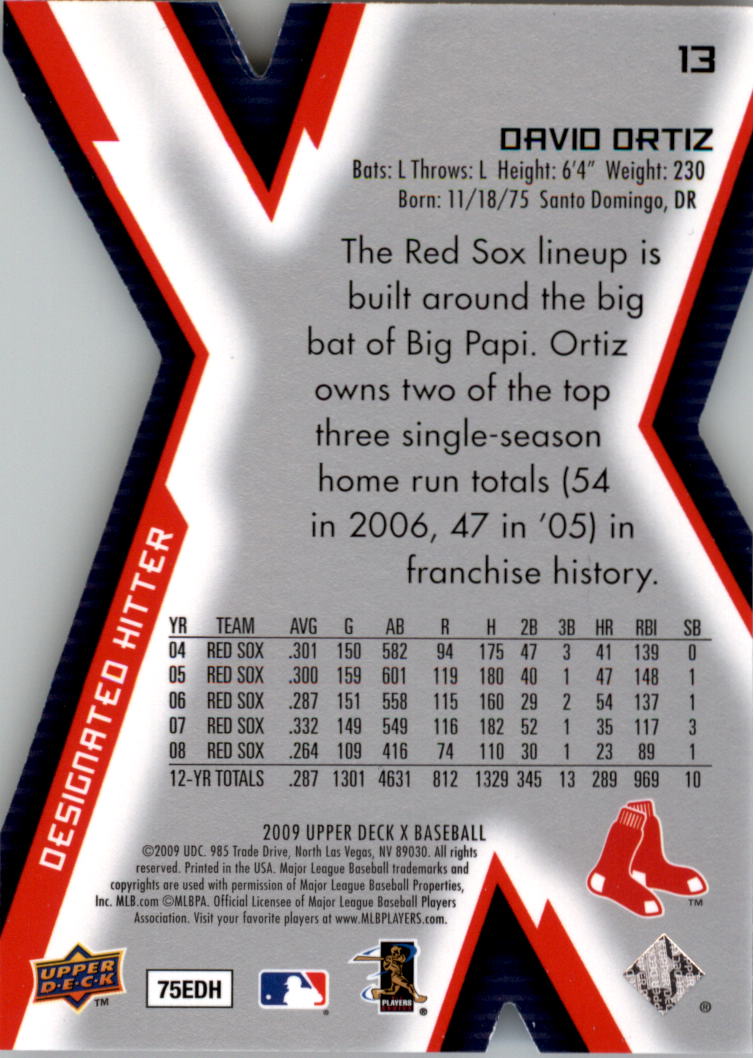 2009 Upper Deck X Baseball Die Cut Parallel YOU PICK - Picture 23 of 147