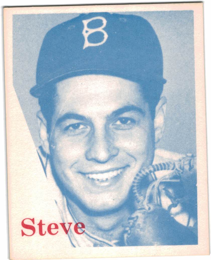 1974 Dodgers 1952 TCMA Blue/White Red Names #18 Stephen Lembo