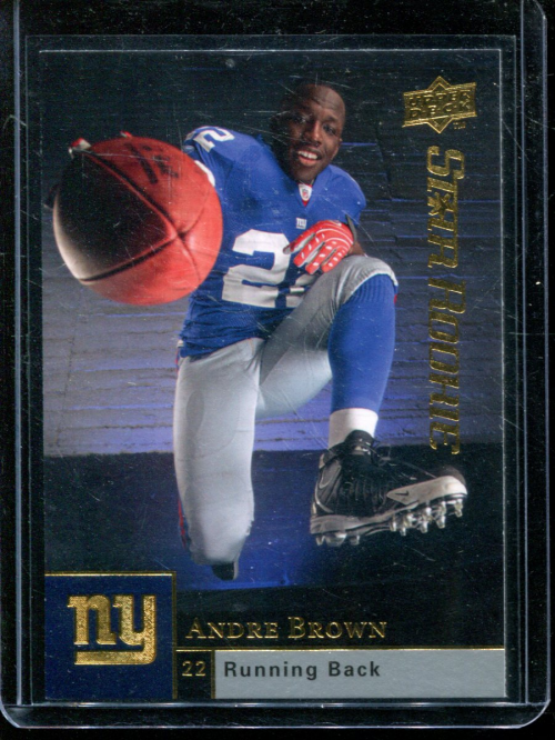 2009 Upper Deck #205 Andre Brown RC