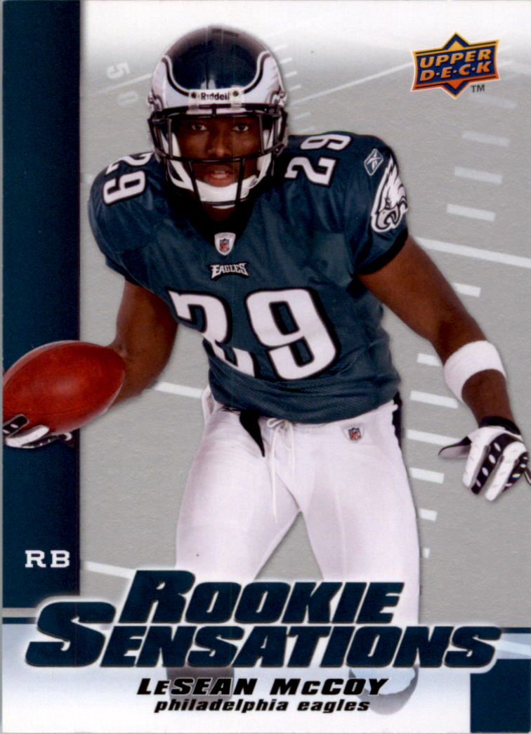 2009 Upper Deck Rookie Sensations #RSLM LeSean McCoy - NM-MT