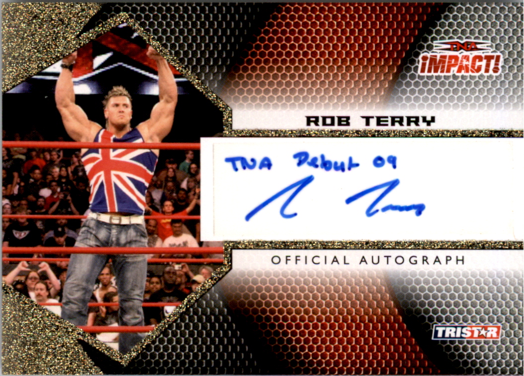 2009 TRISTAR TNA Impact Autographs Gold #IA45 Rob Terry