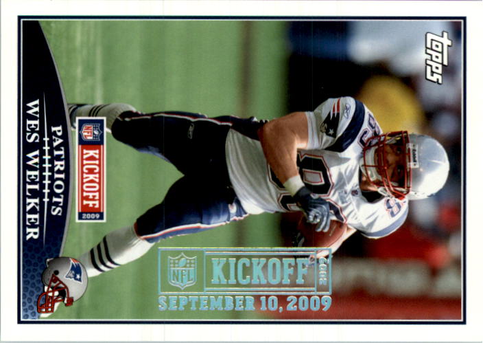 2009 Topps Kickoff Silver Holofoil #58 Wes Welker