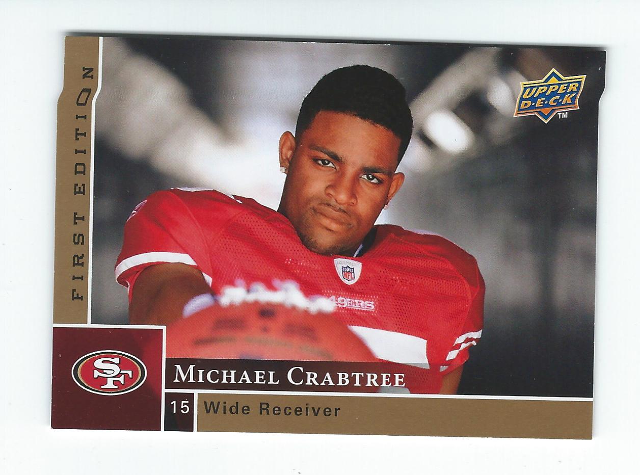 2009 Upper Deck First Edition #181 Michael Crabtree RC