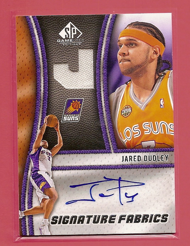 2009-10 SP Game Used Signature Fabrics #SFJY Jared Dudley