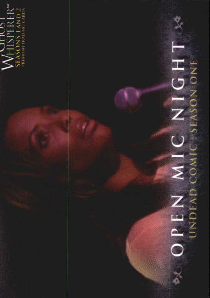 2009 Breygent Ghost Whisperer Seasons One and Two #21 Open Mic Night back image