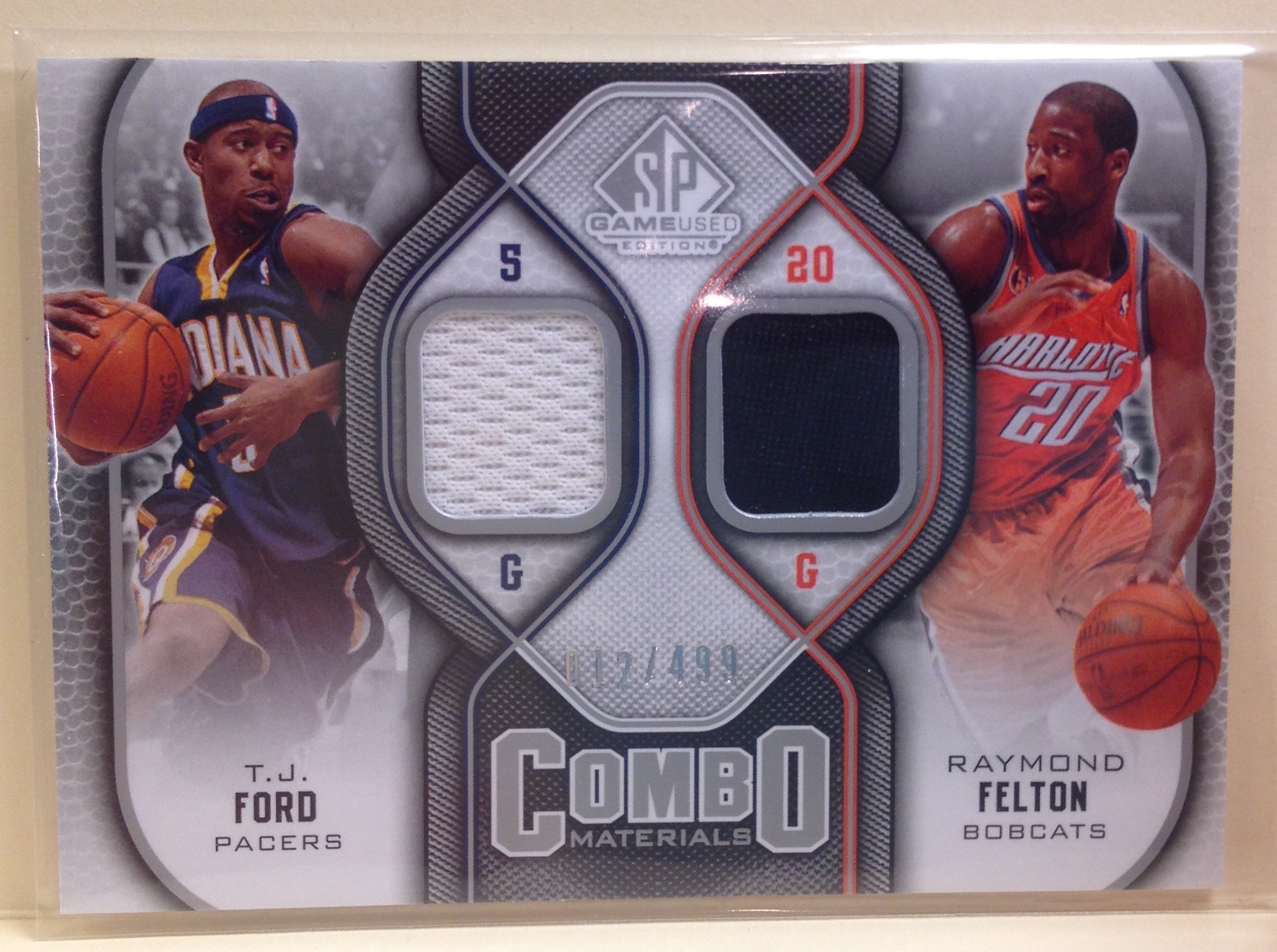 2009-10 SP Game Used Combo Materials #CMFF T.J. Ford/Raymond Felton