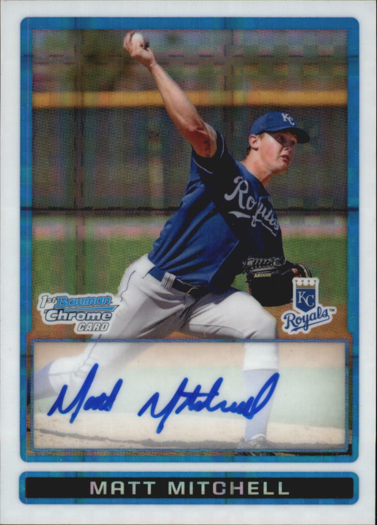 2009 Bowman Chrome Prospects X-Fractors #BCP98 Matt Mitchell AU