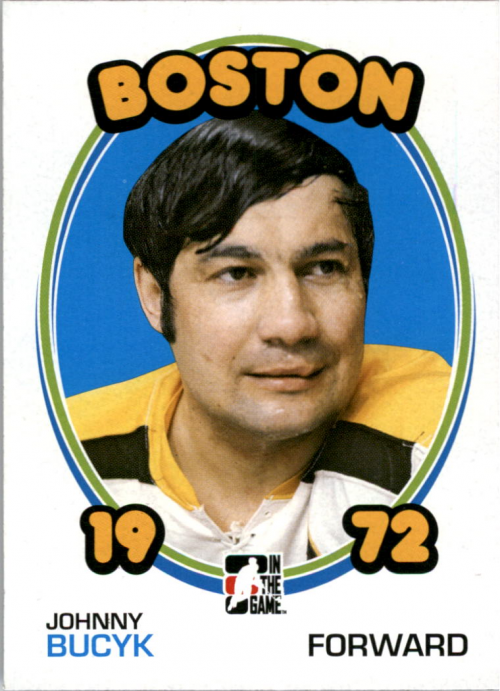 2009-10 ITG 1972 The Year In Hockey #2 Johnny Bucyk
