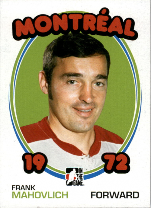 2009-10 ITG 1972 The Year In Hockey #11 Frank Mahovlich