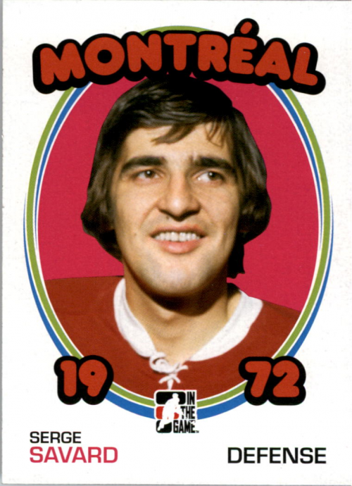 2009-10 ITG 1972 The Year In Hockey #16 Serge Savard