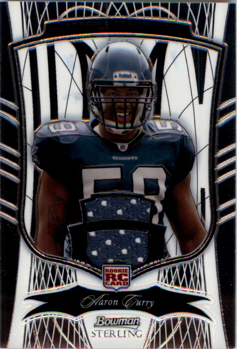 2009 Bowman Sterling #163A Aaron Curry JSY/749 RC