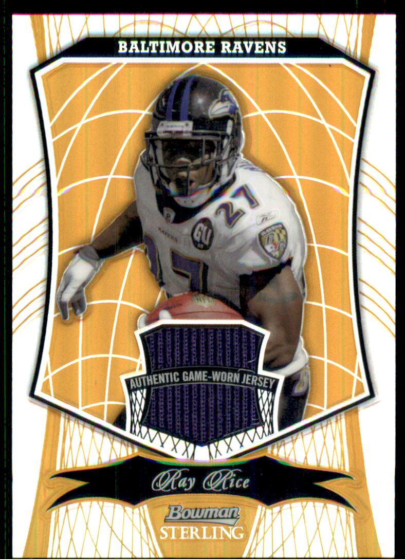 2009 Bowman Sterling Gold Refractors #65A Ray Rice JSY