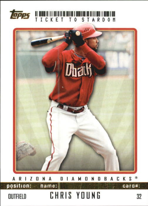 2009 Topps Ticket to Stardom Gold #32 Chris Young