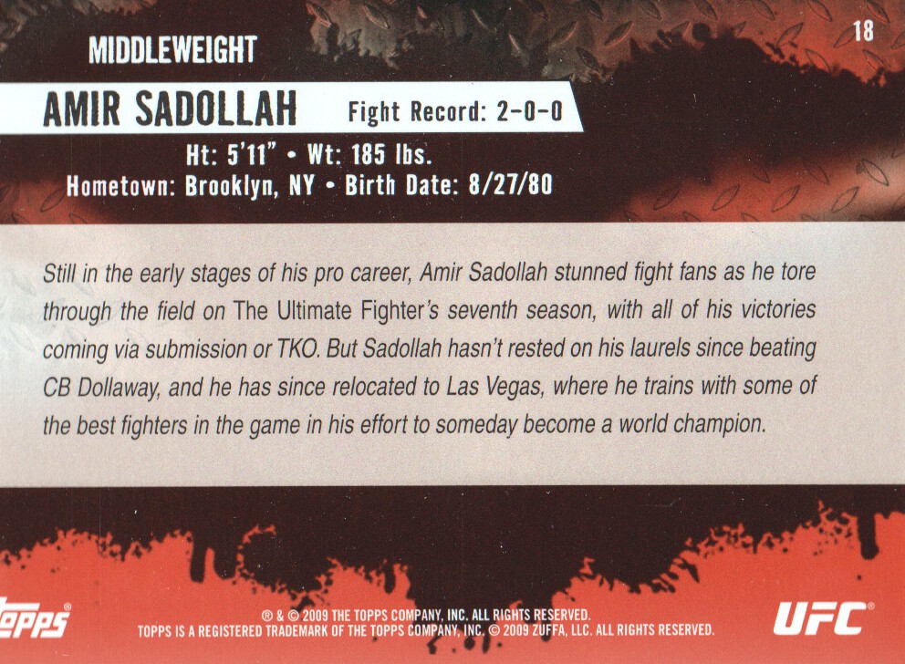 Carte Topps UFC BASE MMA 2009 scegli dall'elenco - Foto 23 di 145