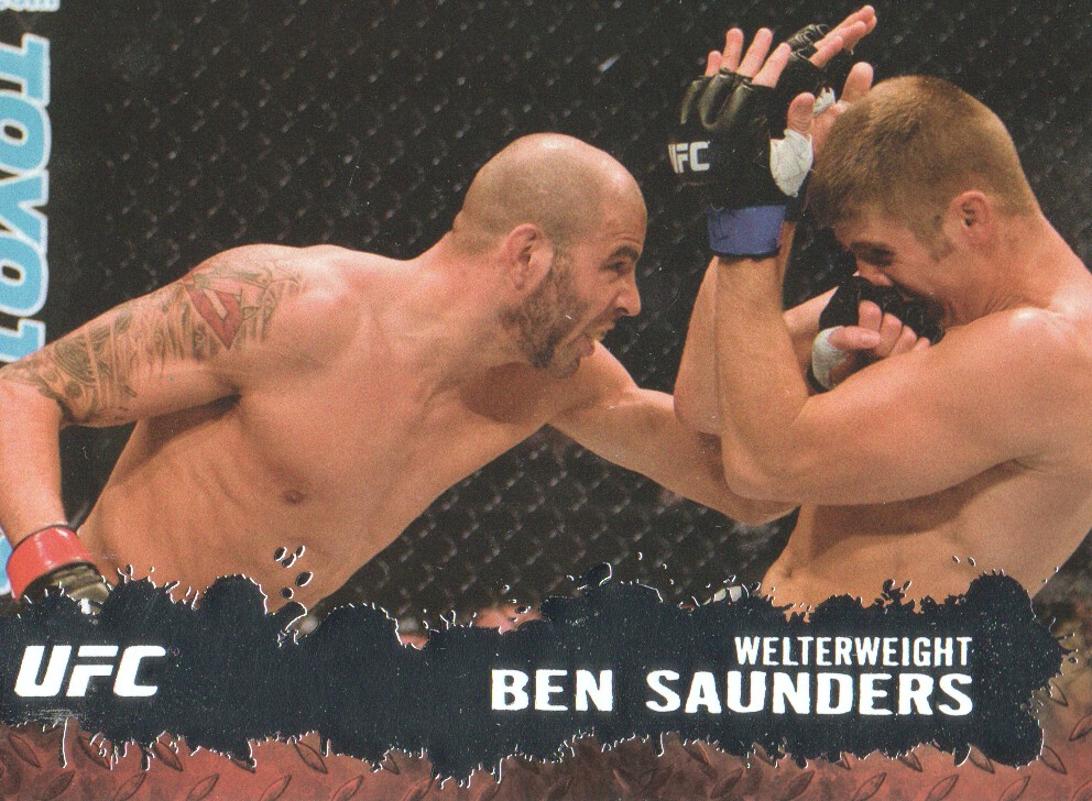 2009 Topps UFC #34 Ben Saunders RC